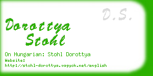 dorottya stohl business card